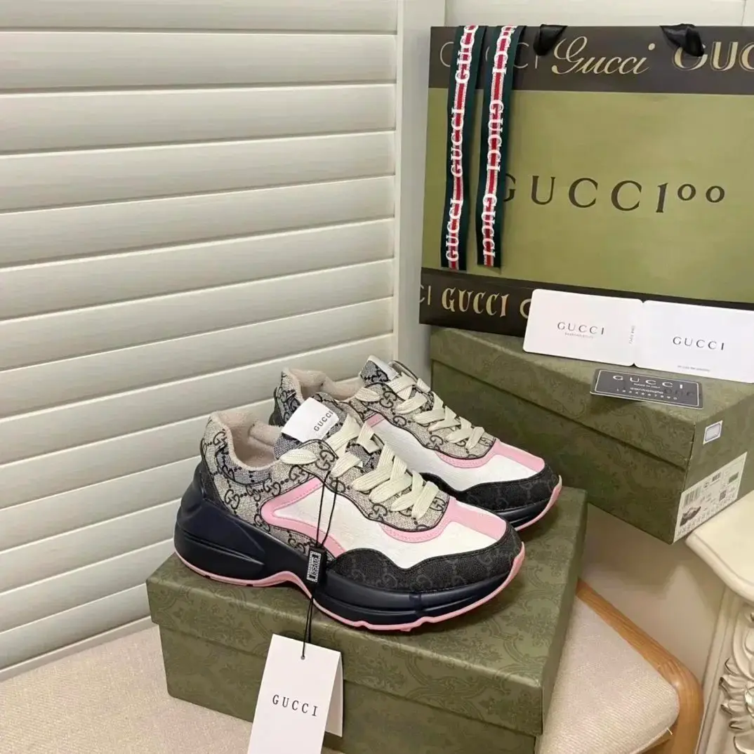 GUCCI Rhyton GG Supreme Sneakers [Height-Increasing Design] 2