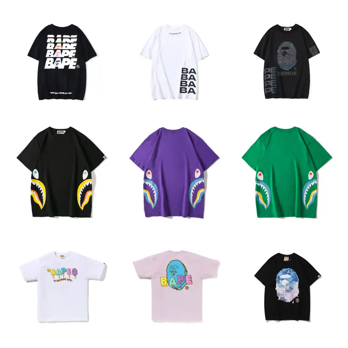 A Bathing Ape T Shirt [34 styles]